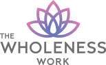 Stilisierte Lotusblume als Logo von The Wholeness Work